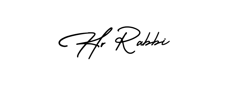 Also we have Hr Rabbi name is the best signature style. Create professional handwritten signature collection using AmerikaSignatureDemo-Regular autograph style. Hr Rabbi signature style 3 images and pictures png