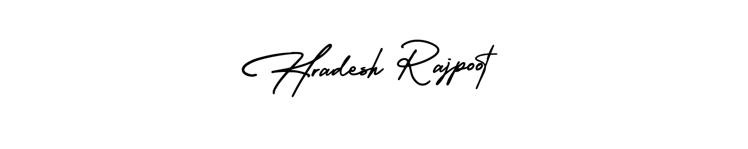 Also we have Hradesh Rajpoot name is the best signature style. Create professional handwritten signature collection using AmerikaSignatureDemo-Regular autograph style. Hradesh Rajpoot signature style 3 images and pictures png