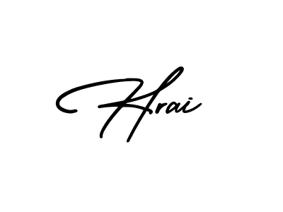 Also we have Hrai name is the best signature style. Create professional handwritten signature collection using AmerikaSignatureDemo-Regular autograph style. Hrai signature style 3 images and pictures png