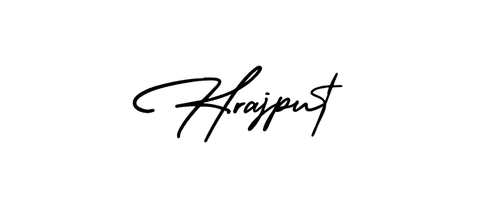 Create a beautiful signature design for name Hrajput. With this signature (AmerikaSignatureDemo-Regular) fonts, you can make a handwritten signature for free. Hrajput signature style 3 images and pictures png