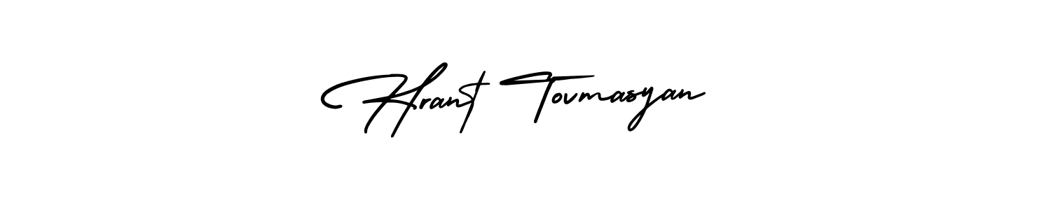 Make a beautiful signature design for name Hrant Tovmasyan. With this signature (AmerikaSignatureDemo-Regular) style, you can create a handwritten signature for free. Hrant Tovmasyan signature style 3 images and pictures png