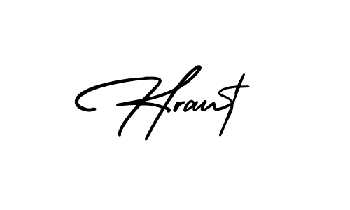 It looks lik you need a new signature style for name Hraut. Design unique handwritten (AmerikaSignatureDemo-Regular) signature with our free signature maker in just a few clicks. Hraut signature style 3 images and pictures png