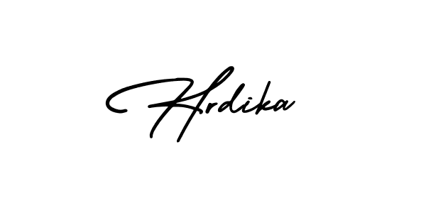 Similarly AmerikaSignatureDemo-Regular is the best handwritten signature design. Signature creator online .You can use it as an online autograph creator for name Hrdika. Hrdika signature style 3 images and pictures png