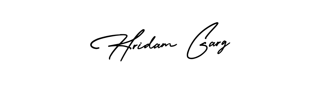 This is the best signature style for the Hridam Garg name. Also you like these signature font (AmerikaSignatureDemo-Regular). Mix name signature. Hridam Garg signature style 3 images and pictures png