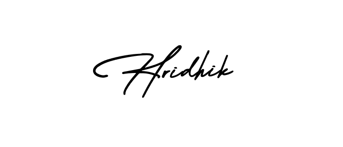 Make a beautiful signature design for name Hridhik. With this signature (AmerikaSignatureDemo-Regular) style, you can create a handwritten signature for free. Hridhik signature style 3 images and pictures png