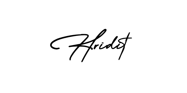 Also You can easily find your signature by using the search form. We will create Hridit name handwritten signature images for you free of cost using AmerikaSignatureDemo-Regular sign style. Hridit signature style 3 images and pictures png