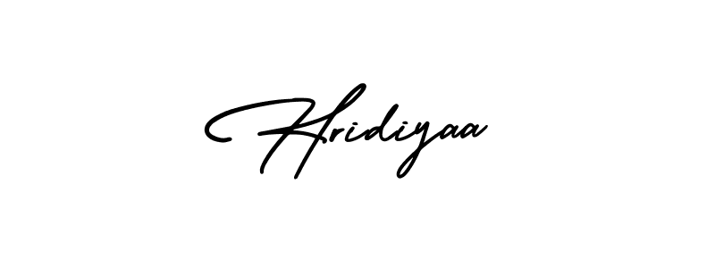 You can use this online signature creator to create a handwritten signature for the name Hridiyaa. This is the best online autograph maker. Hridiyaa signature style 3 images and pictures png