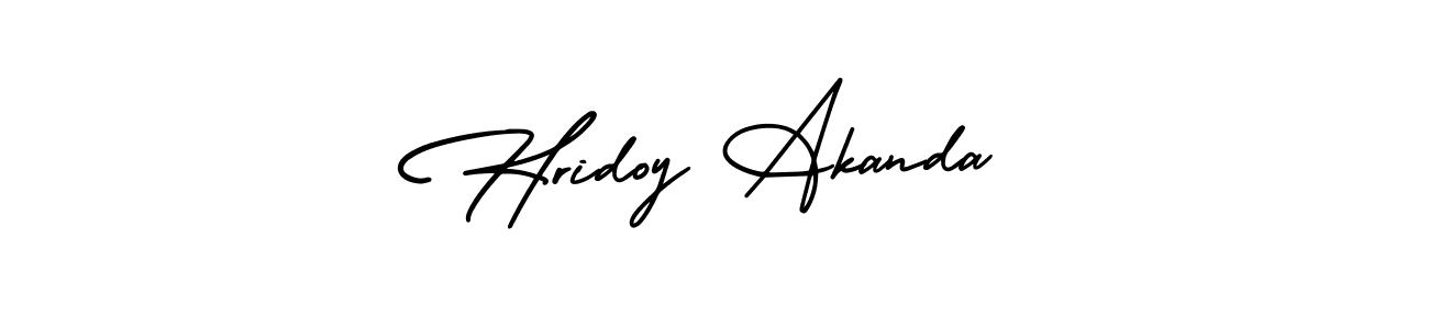 How to Draw Hridoy Akanda signature style? AmerikaSignatureDemo-Regular is a latest design signature styles for name Hridoy Akanda. Hridoy Akanda signature style 3 images and pictures png