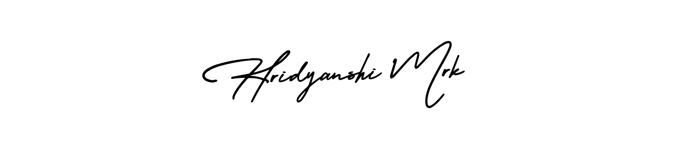 Make a beautiful signature design for name Hridyanshi Mrk. Use this online signature maker to create a handwritten signature for free. Hridyanshi Mrk signature style 3 images and pictures png