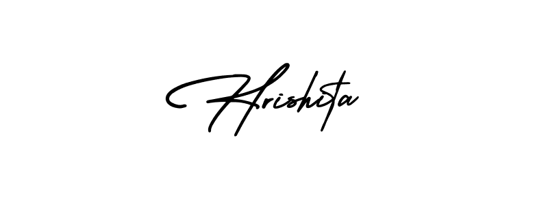Also we have Hrishita name is the best signature style. Create professional handwritten signature collection using AmerikaSignatureDemo-Regular autograph style. Hrishita signature style 3 images and pictures png