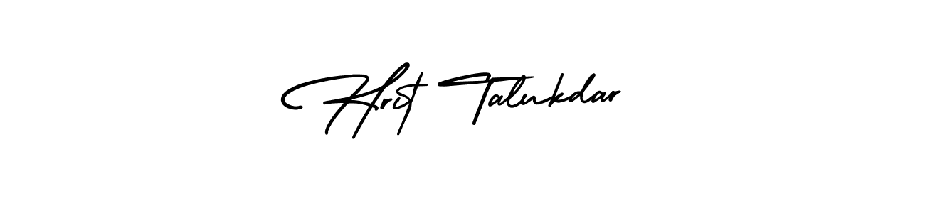 if you are searching for the best signature style for your name Hrit Talukdar. so please give up your signature search. here we have designed multiple signature styles  using AmerikaSignatureDemo-Regular. Hrit Talukdar signature style 3 images and pictures png