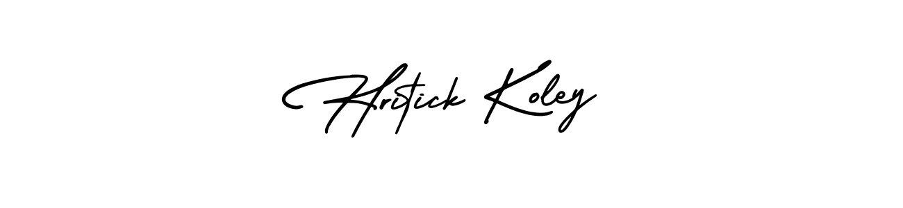 Check out images of Autograph of Hritick Koley name. Actor Hritick Koley Signature Style. AmerikaSignatureDemo-Regular is a professional sign style online. Hritick Koley signature style 3 images and pictures png