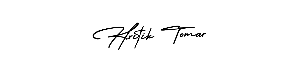 Create a beautiful signature design for name Hritik Tomar. With this signature (AmerikaSignatureDemo-Regular) fonts, you can make a handwritten signature for free. Hritik Tomar signature style 3 images and pictures png