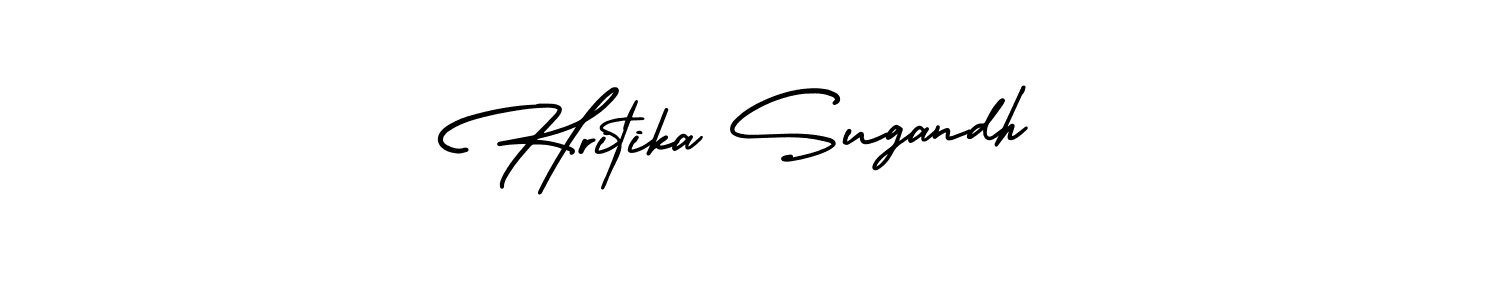 Here are the top 10 professional signature styles for the name Hritika Sugandh. These are the best autograph styles you can use for your name. Hritika Sugandh signature style 3 images and pictures png