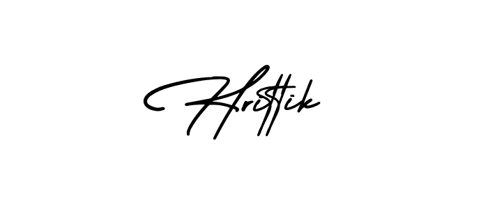 It looks lik you need a new signature style for name Hrittik. Design unique handwritten (AmerikaSignatureDemo-Regular) signature with our free signature maker in just a few clicks. Hrittik signature style 3 images and pictures png