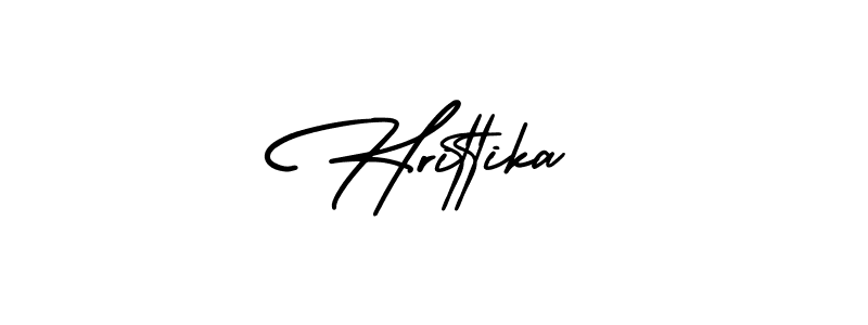 How to make Hrittika signature? AmerikaSignatureDemo-Regular is a professional autograph style. Create handwritten signature for Hrittika name. Hrittika signature style 3 images and pictures png