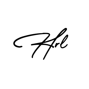 Design your own signature with our free online signature maker. With this signature software, you can create a handwritten (AmerikaSignatureDemo-Regular) signature for name Hrl. Hrl signature style 3 images and pictures png