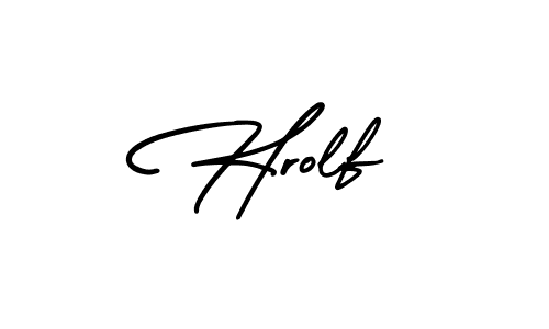 The best way (AmerikaSignatureDemo-Regular) to make a short signature is to pick only two or three words in your name. The name Hrolf include a total of six letters. For converting this name. Hrolf signature style 3 images and pictures png