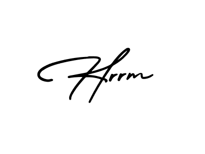 Make a beautiful signature design for name Hrrm. With this signature (AmerikaSignatureDemo-Regular) style, you can create a handwritten signature for free. Hrrm signature style 3 images and pictures png