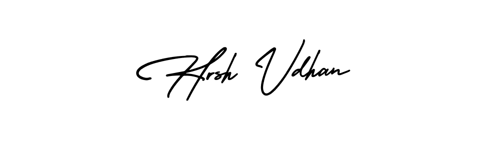 Make a beautiful signature design for name Hrsh Vdhan. With this signature (AmerikaSignatureDemo-Regular) style, you can create a handwritten signature for free. Hrsh Vdhan signature style 3 images and pictures png