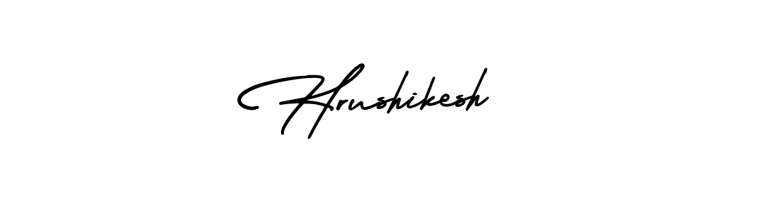 AmerikaSignatureDemo-Regular is a professional signature style that is perfect for those who want to add a touch of class to their signature. It is also a great choice for those who want to make their signature more unique. Get Hrushikesh  name to fancy signature for free. Hrushikesh  signature style 3 images and pictures png