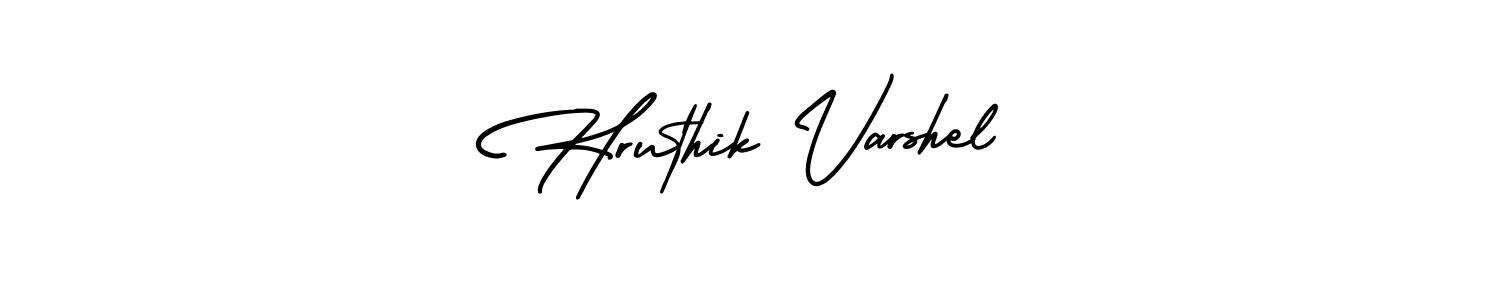 Make a beautiful signature design for name Hruthik Varshel. Use this online signature maker to create a handwritten signature for free. Hruthik Varshel signature style 3 images and pictures png