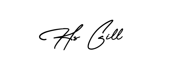 Also we have Hs Gill name is the best signature style. Create professional handwritten signature collection using AmerikaSignatureDemo-Regular autograph style. Hs Gill signature style 3 images and pictures png