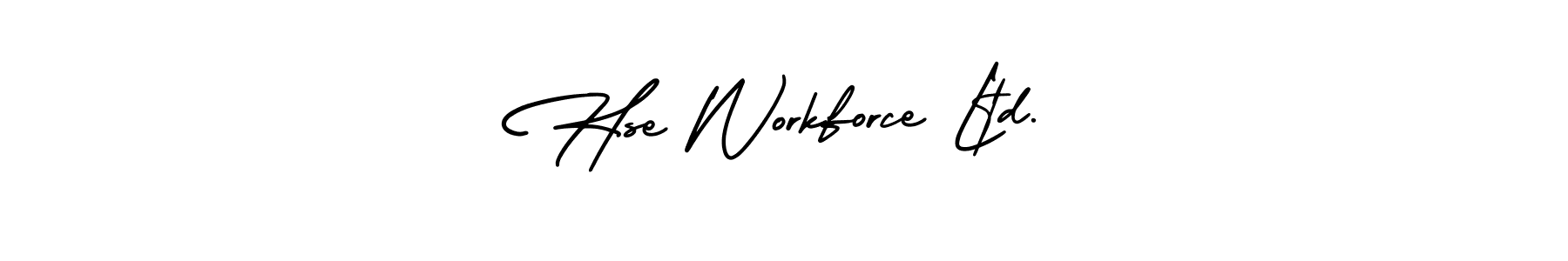 How to make Hse Workforce Ltd. name signature. Use AmerikaSignatureDemo-Regular style for creating short signs online. This is the latest handwritten sign. Hse Workforce Ltd. signature style 3 images and pictures png