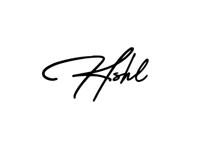 if you are searching for the best signature style for your name Hshl. so please give up your signature search. here we have designed multiple signature styles  using AmerikaSignatureDemo-Regular. Hshl signature style 3 images and pictures png