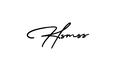 It looks lik you need a new signature style for name Hsmss. Design unique handwritten (AmerikaSignatureDemo-Regular) signature with our free signature maker in just a few clicks. Hsmss signature style 3 images and pictures png