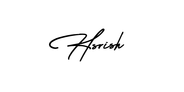 It looks lik you need a new signature style for name Hsrish. Design unique handwritten (AmerikaSignatureDemo-Regular) signature with our free signature maker in just a few clicks. Hsrish signature style 3 images and pictures png