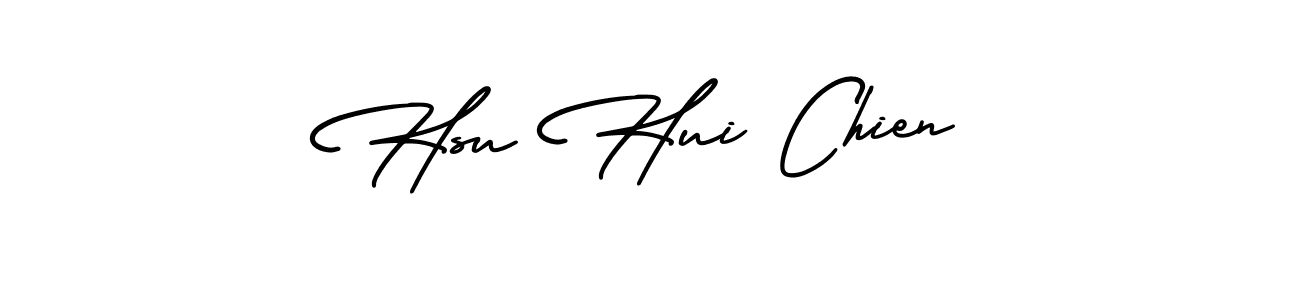 Hsu Hui Chien stylish signature style. Best Handwritten Sign (AmerikaSignatureDemo-Regular) for my name. Handwritten Signature Collection Ideas for my name Hsu Hui Chien. Hsu Hui Chien signature style 3 images and pictures png