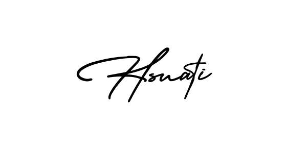 Also we have Hsuati name is the best signature style. Create professional handwritten signature collection using AmerikaSignatureDemo-Regular autograph style. Hsuati signature style 3 images and pictures png