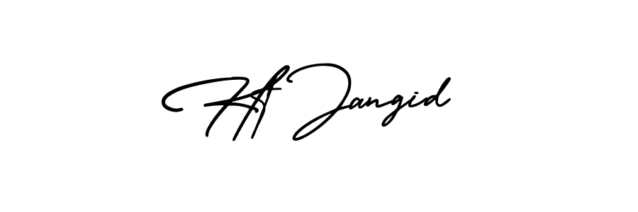 Ht Jangid stylish signature style. Best Handwritten Sign (AmerikaSignatureDemo-Regular) for my name. Handwritten Signature Collection Ideas for my name Ht Jangid. Ht Jangid signature style 3 images and pictures png