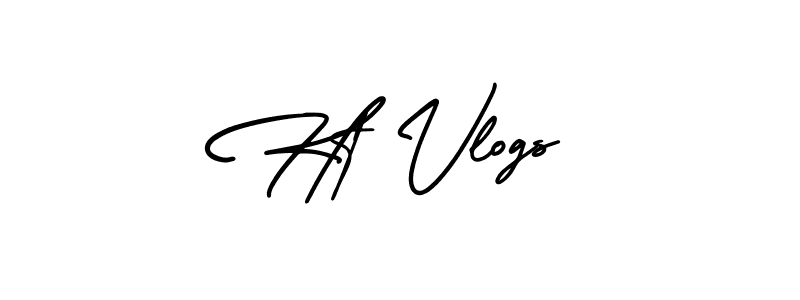 Also we have Ht Vlogs name is the best signature style. Create professional handwritten signature collection using AmerikaSignatureDemo-Regular autograph style. Ht Vlogs signature style 3 images and pictures png