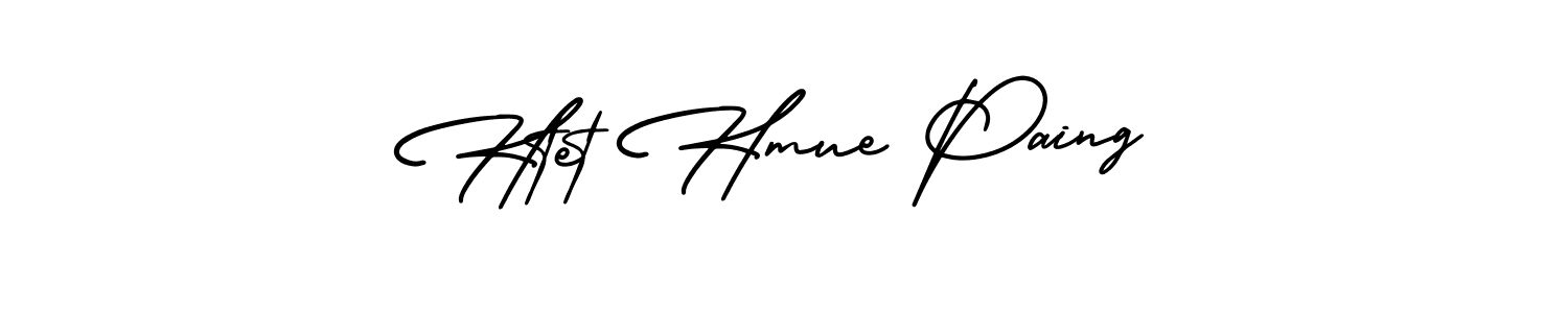 How to Draw Htet Hmue Paing signature style? AmerikaSignatureDemo-Regular is a latest design signature styles for name Htet Hmue Paing. Htet Hmue Paing signature style 3 images and pictures png