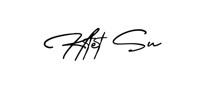 Create a beautiful signature design for name Htet Su. With this signature (AmerikaSignatureDemo-Regular) fonts, you can make a handwritten signature for free. Htet Su signature style 3 images and pictures png