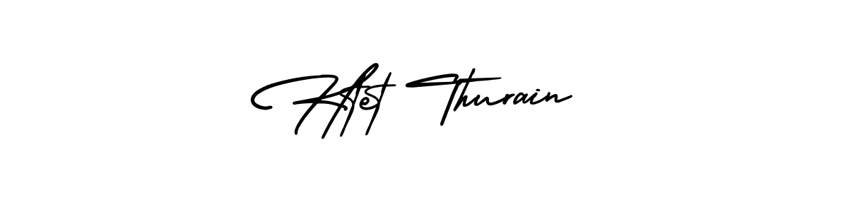 Make a beautiful signature design for name Htet Thurain. With this signature (AmerikaSignatureDemo-Regular) style, you can create a handwritten signature for free. Htet Thurain signature style 3 images and pictures png
