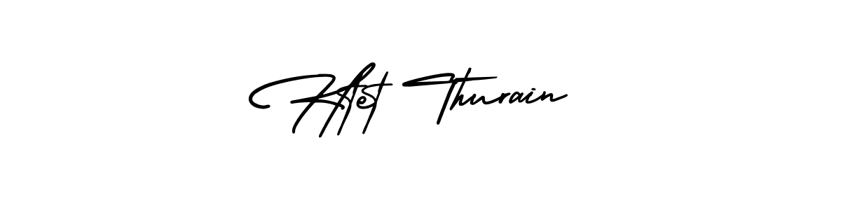 if you are searching for the best signature style for your name Htet Thurain. so please give up your signature search. here we have designed multiple signature styles  using AmerikaSignatureDemo-Regular. Htet Thurain signature style 3 images and pictures png