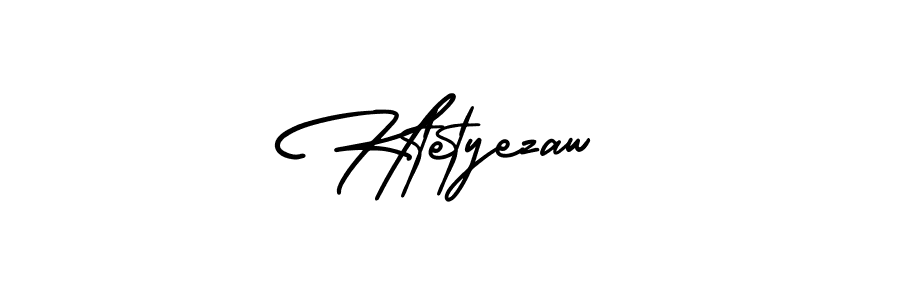 Also we have Htetyezaw name is the best signature style. Create professional handwritten signature collection using AmerikaSignatureDemo-Regular autograph style. Htetyezaw signature style 3 images and pictures png