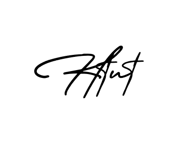 The best way (AmerikaSignatureDemo-Regular) to make a short signature is to pick only two or three words in your name. The name Htut include a total of six letters. For converting this name. Htut signature style 3 images and pictures png