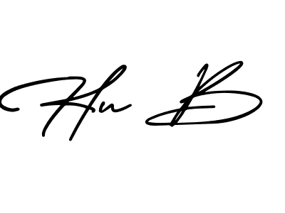 Best and Professional Signature Style for Hu B. AmerikaSignatureDemo-Regular Best Signature Style Collection. Hu B signature style 3 images and pictures png