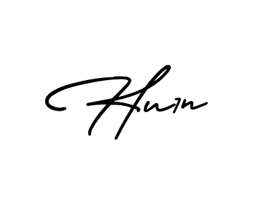 How to make Hu7n signature? AmerikaSignatureDemo-Regular is a professional autograph style. Create handwritten signature for Hu7n name. Hu7n signature style 3 images and pictures png