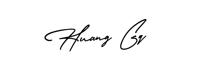 Create a beautiful signature design for name Huang Gq. With this signature (AmerikaSignatureDemo-Regular) fonts, you can make a handwritten signature for free. Huang Gq signature style 3 images and pictures png
