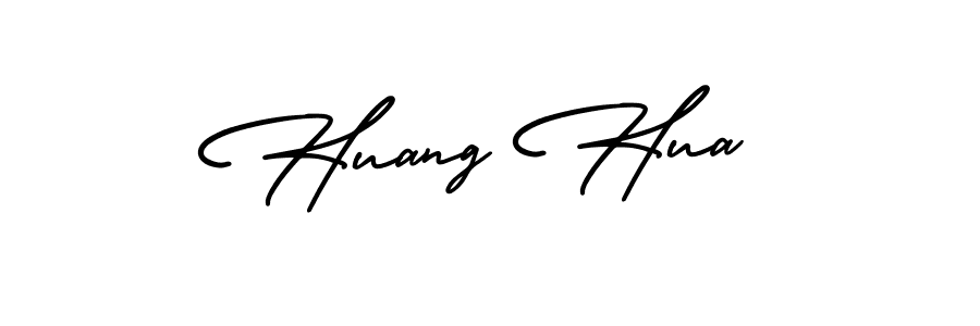 Create a beautiful signature design for name Huang Hua. With this signature (AmerikaSignatureDemo-Regular) fonts, you can make a handwritten signature for free. Huang Hua signature style 3 images and pictures png