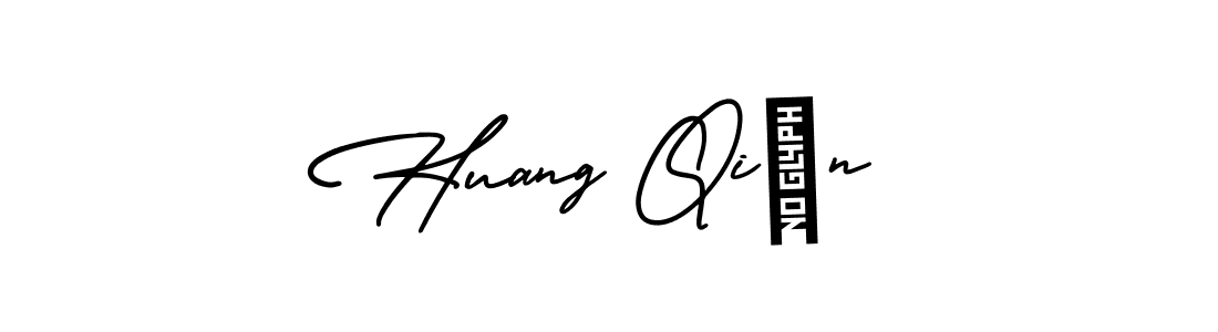 Create a beautiful signature design for name Huang Qián. With this signature (AmerikaSignatureDemo-Regular) fonts, you can make a handwritten signature for free. Huang Qián signature style 3 images and pictures png