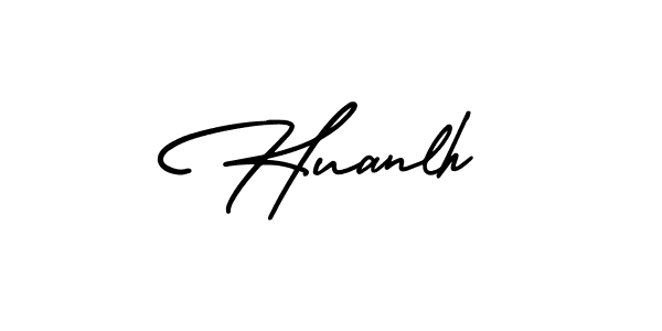 Use a signature maker to create a handwritten signature online. With this signature software, you can design (AmerikaSignatureDemo-Regular) your own signature for name Huanlh. Huanlh signature style 3 images and pictures png