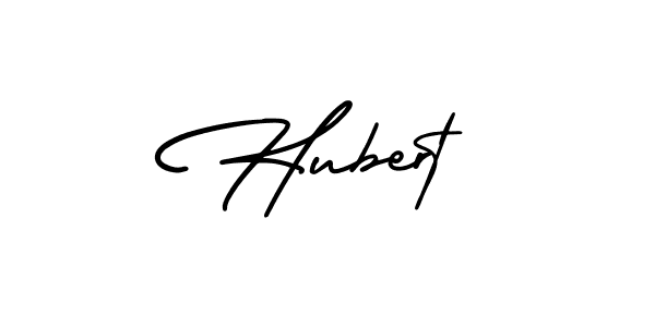 You should practise on your own different ways (AmerikaSignatureDemo-Regular) to write your name (Hubert) in signature. don't let someone else do it for you. Hubert signature style 3 images and pictures png