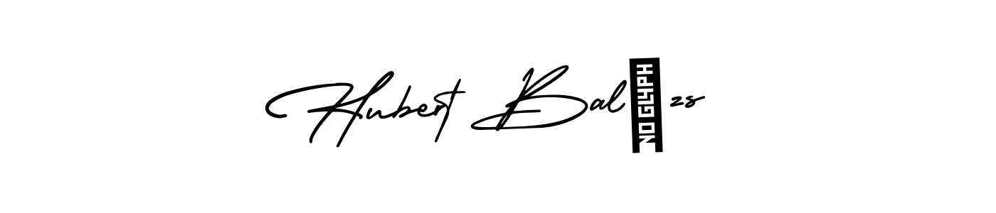 Make a beautiful signature design for name Hubert Balázs. Use this online signature maker to create a handwritten signature for free. Hubert Balázs signature style 3 images and pictures png