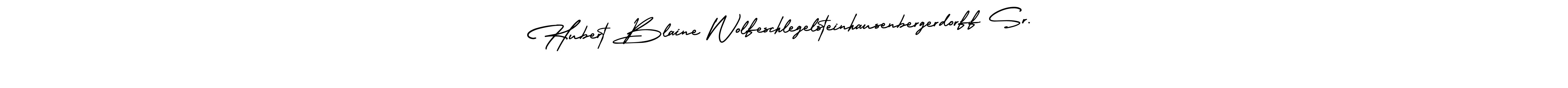 Make a beautiful signature design for name Hubert Blaine Wolfeschlegelsteinhausenbergerdorff Sr.. Use this online signature maker to create a handwritten signature for free. Hubert Blaine Wolfeschlegelsteinhausenbergerdorff Sr. signature style 3 images and pictures png